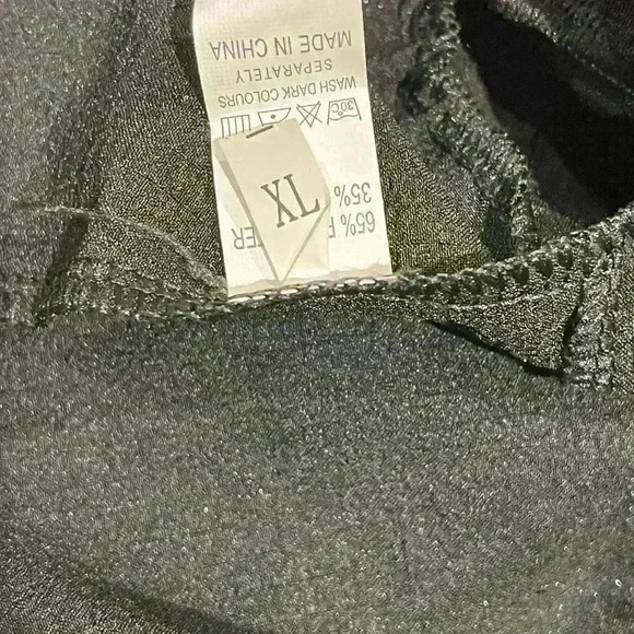 NWOT Gorgeous Cottagecore Boho Puff Sleeve High Waisted Flowy Black Dress  XL - Picture 7 of 8